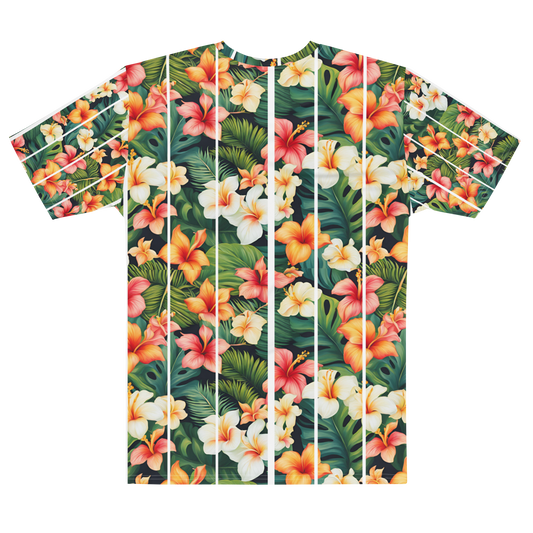 Camiseta para hombre flores estilo kuaye