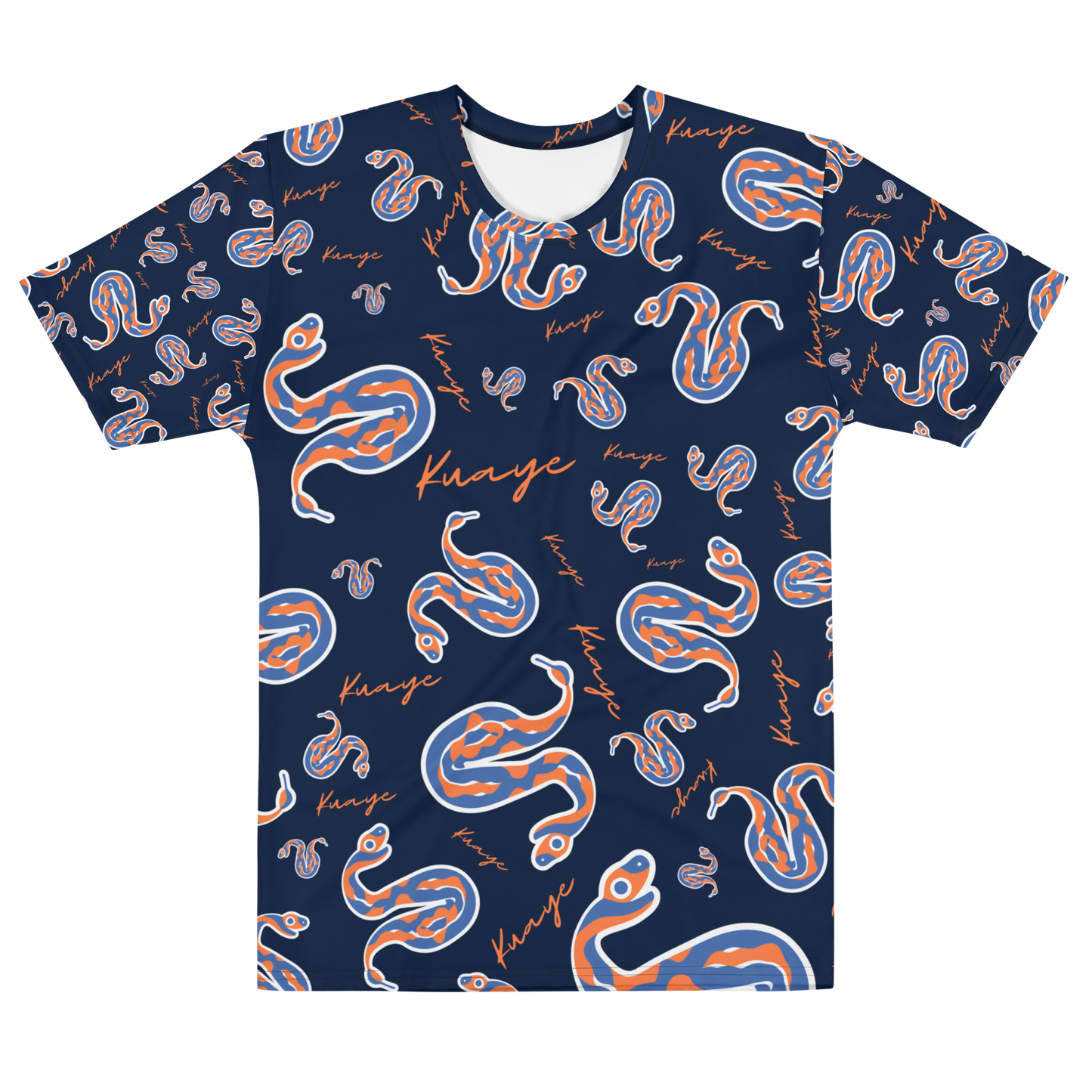 Camiseta para hombre snakeblue-kuaye