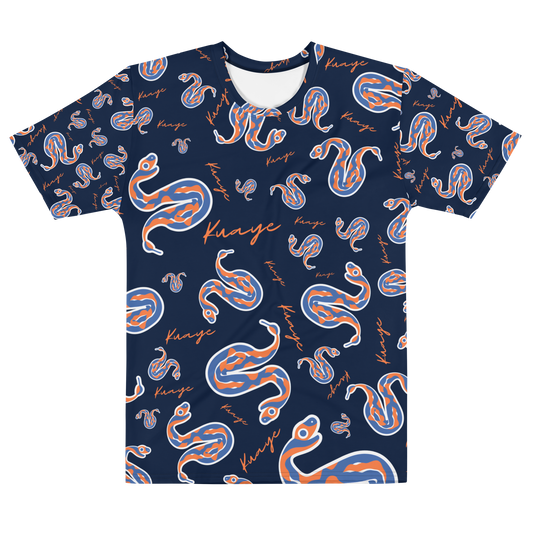 Camiseta para hombre snakeblue-kuaye